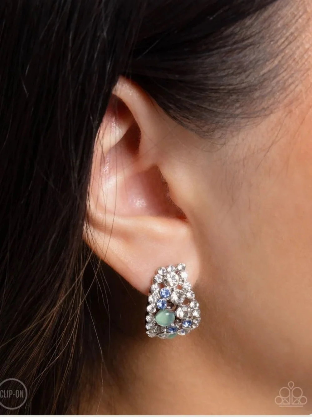 💎🟢💎 “ELITE EMBRACE” GREEN CLIP-ON EARRINGS ~ PAPARAZZI❗️ SO COMFORTABLE❗️💎🟢💎